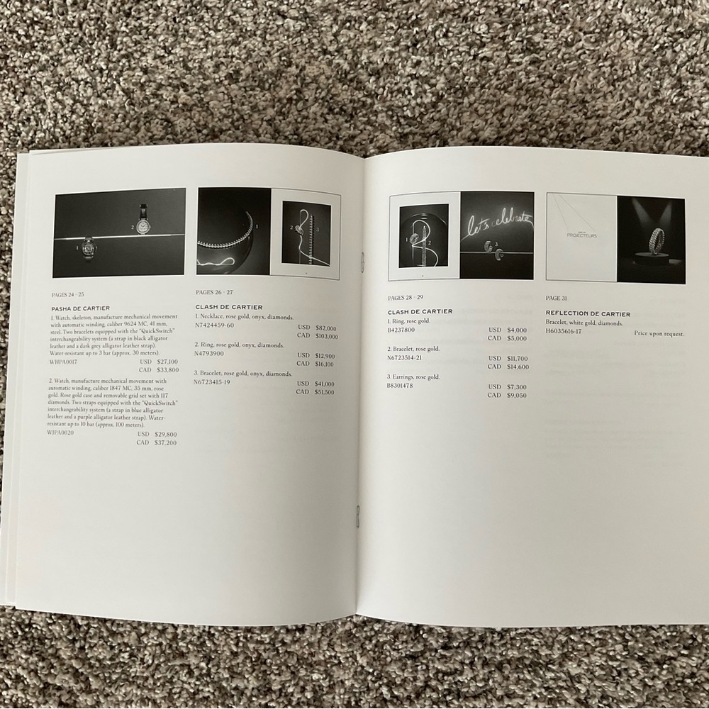 Brand NEW Cartier Catalogue and Price List Winter 2022 - Picture 10 of 11